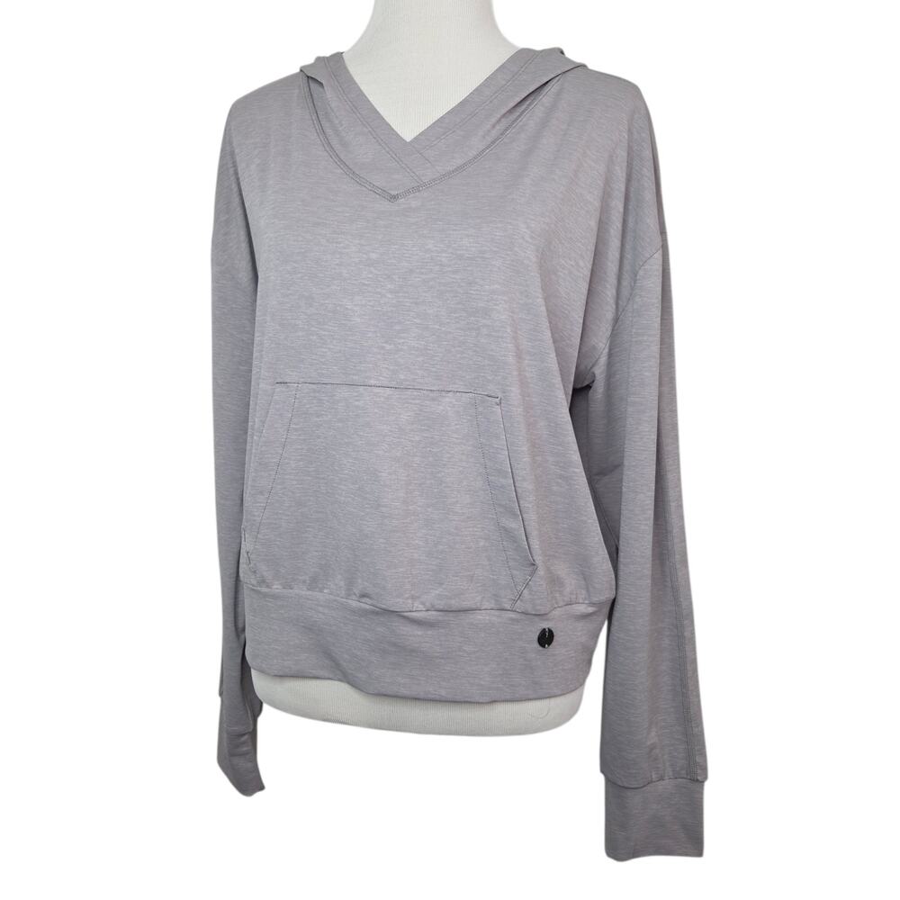 PrAna Eileen Hoodie Heather Gray Sz Large